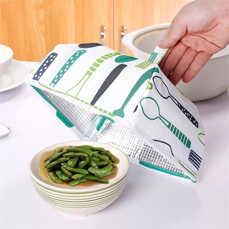 Folding Food Cover Thermal Insulation Aluminum Foil - 2pc Set