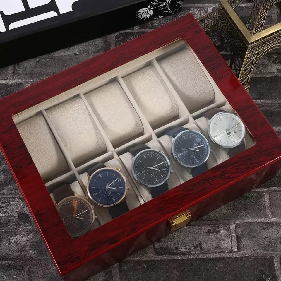 New Luxury Wooden Watch Box (Premium Quality)