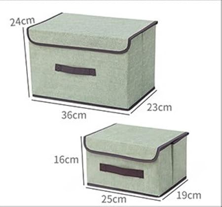 BSTMOME 4 Pack Foldable Storage Boxes with Lids