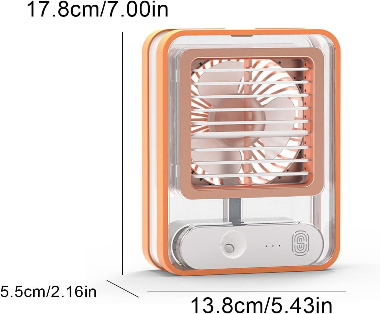 Mini Personal Air Cooler Desk Fan