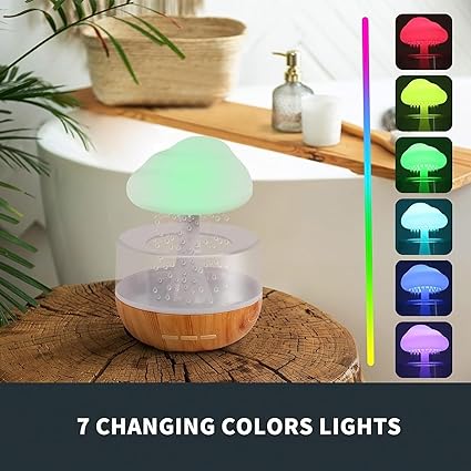 Aromatherapy Essential Oil Diffuser with Calming Colorful Night Lights