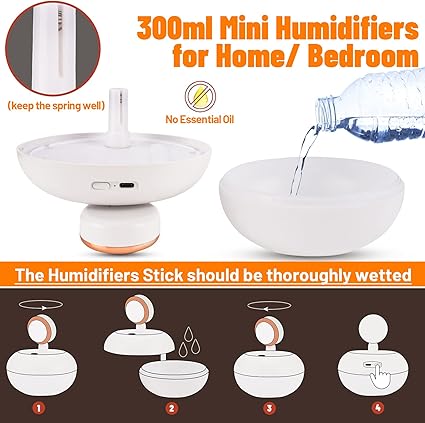 Air Humidifier with Sunset Lamp