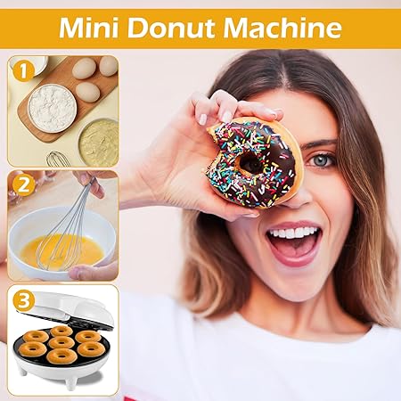 Electric 3 PCs  Donut Maker