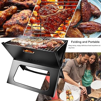 X shaped folding BBQ grill portable stove burner