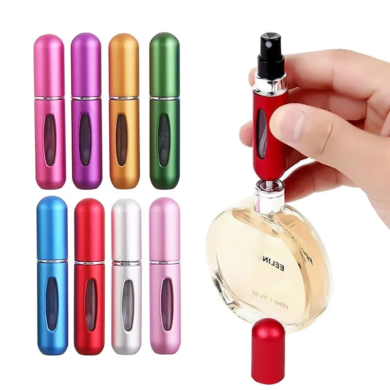 2 pcs Refillable Mini Perfume Spray Bottle