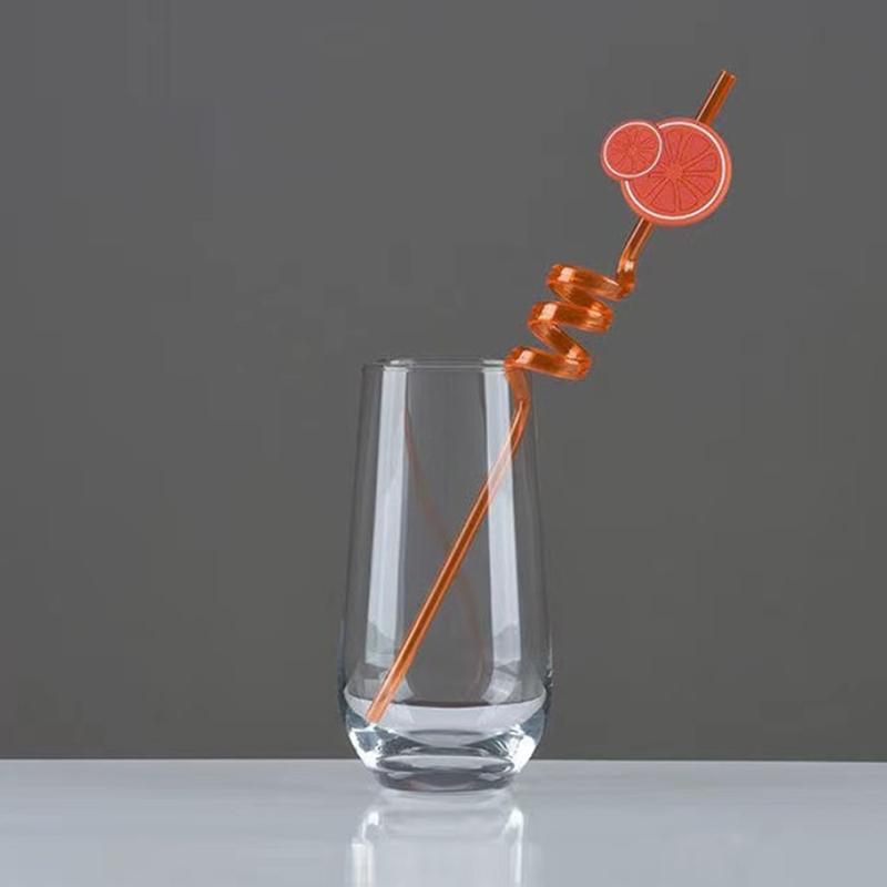 4 Pcs Reusable Drinking Friut Straws