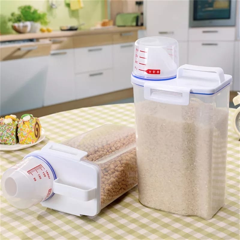 2KG Portable Plastic Moisture proof  Food Storage Bucket