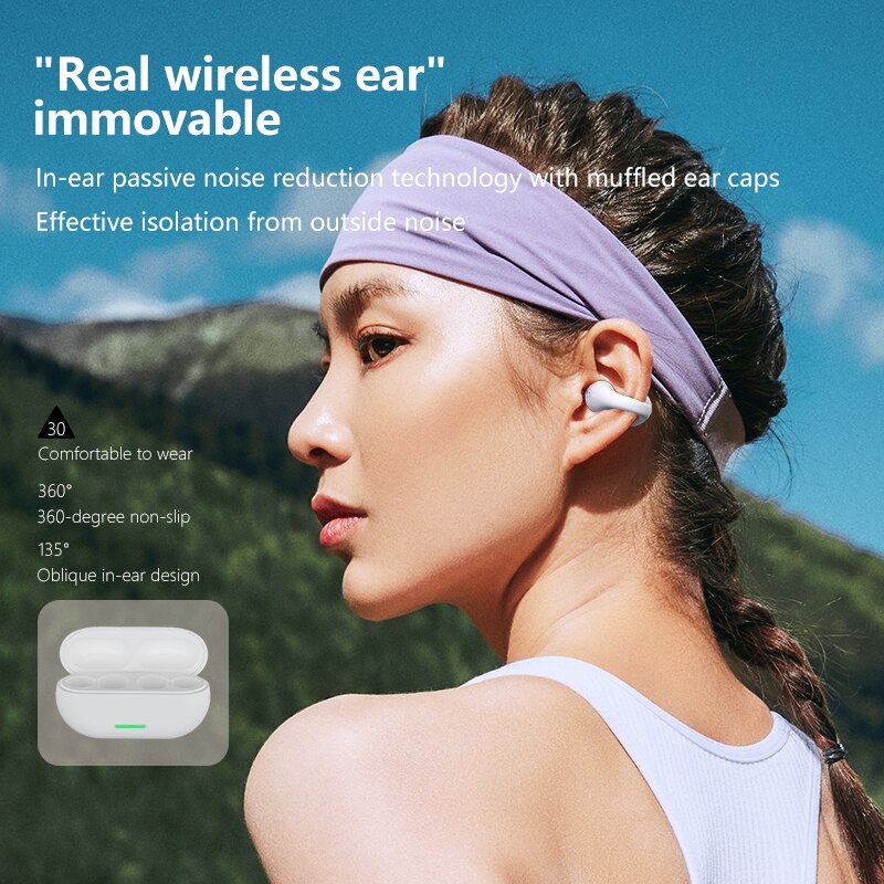Bluetooth Earphone Ear Clip Wireless Headphones