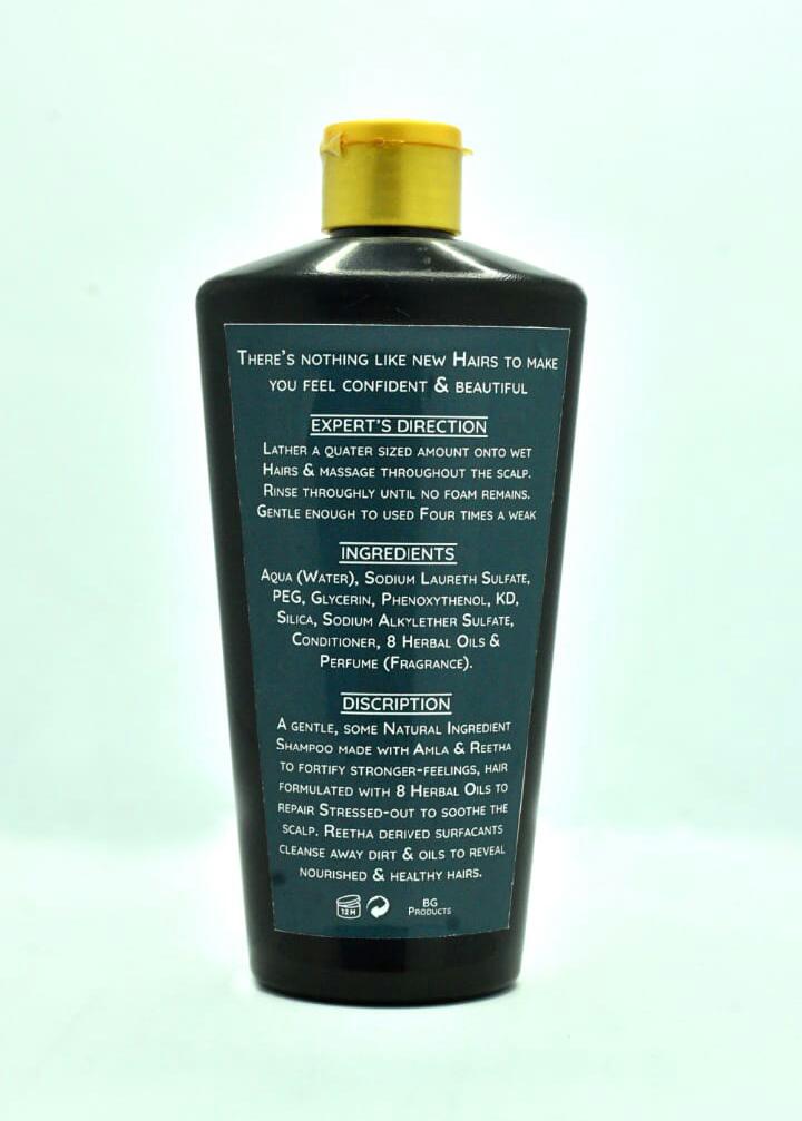 Black Gold Herbal Shampoo with Goodness of Amla & Reetha
