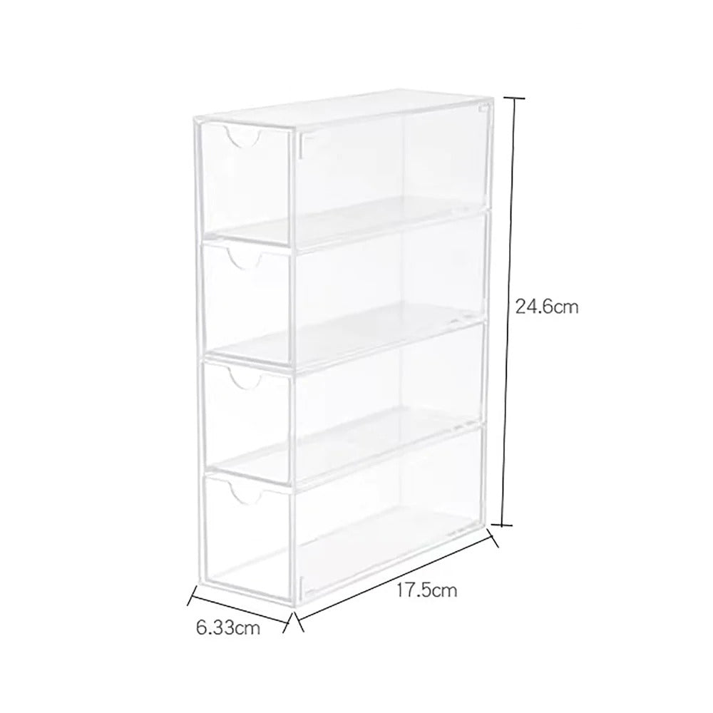 4 Layer Acrylic Storage Box Glassess And Cosmetics organizer