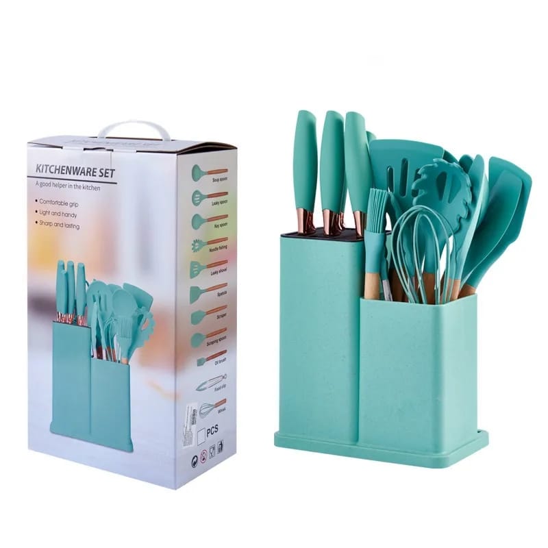 19Pcs Silicone Kitchen Utensil Set