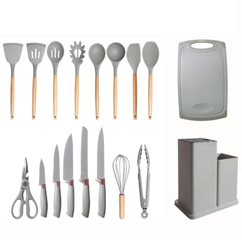 19Pcs Silicone Kitchen Utensil Set