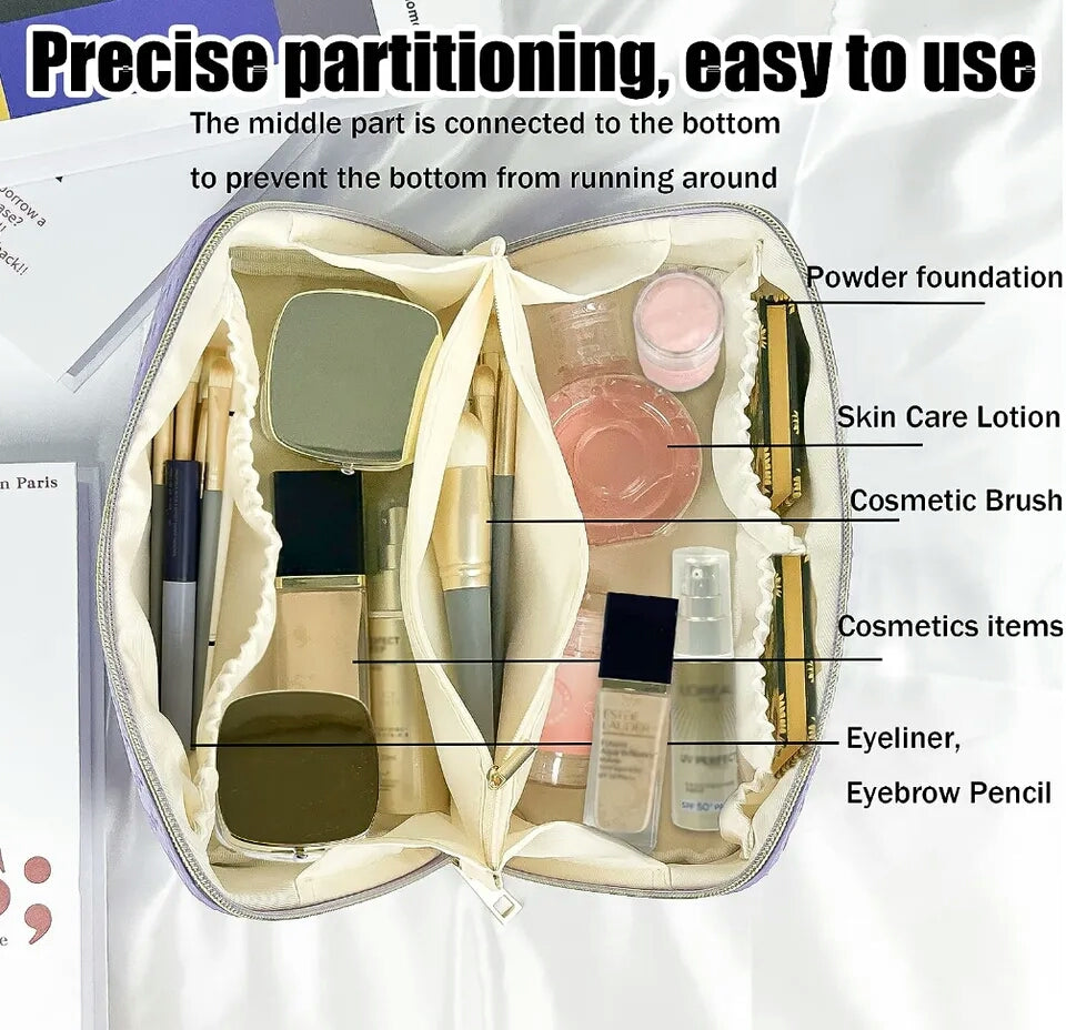 Fashion Makeup Bag for Travel Toiletry Kit Large-Capacity Cosmetic Bag