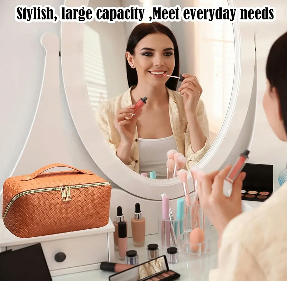 Fashion Makeup Bag for Travel Toiletry Kit Large-Capacity Cosmetic Bag