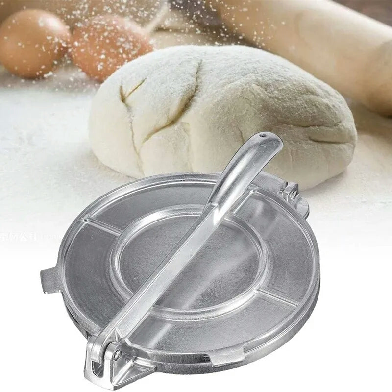 Foldable Tortilla Press Maker Aluminum Kitchen Flour Corn Baking Tool