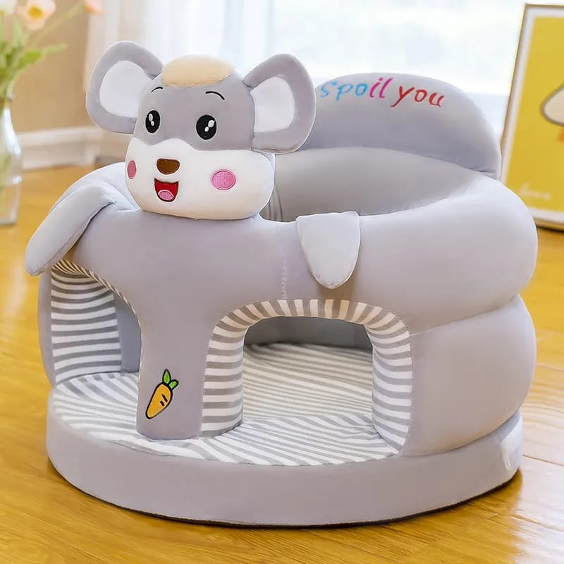 Baby Sitting Chair with Stuffing Cute Cartoon Animal Shaped