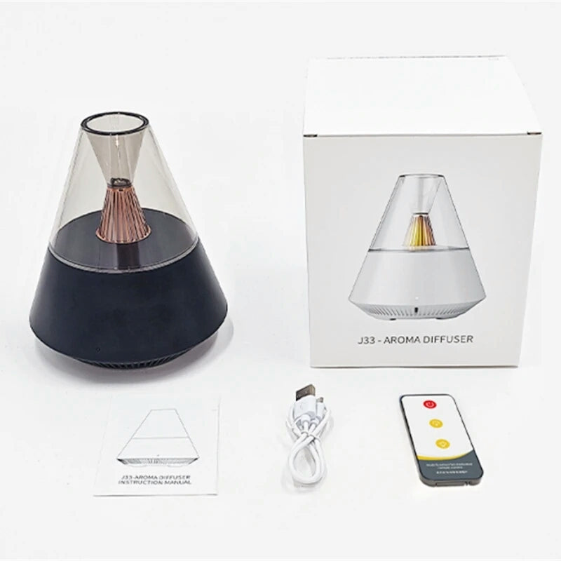 Volcanic Aroma Air Humidifier With Night Light