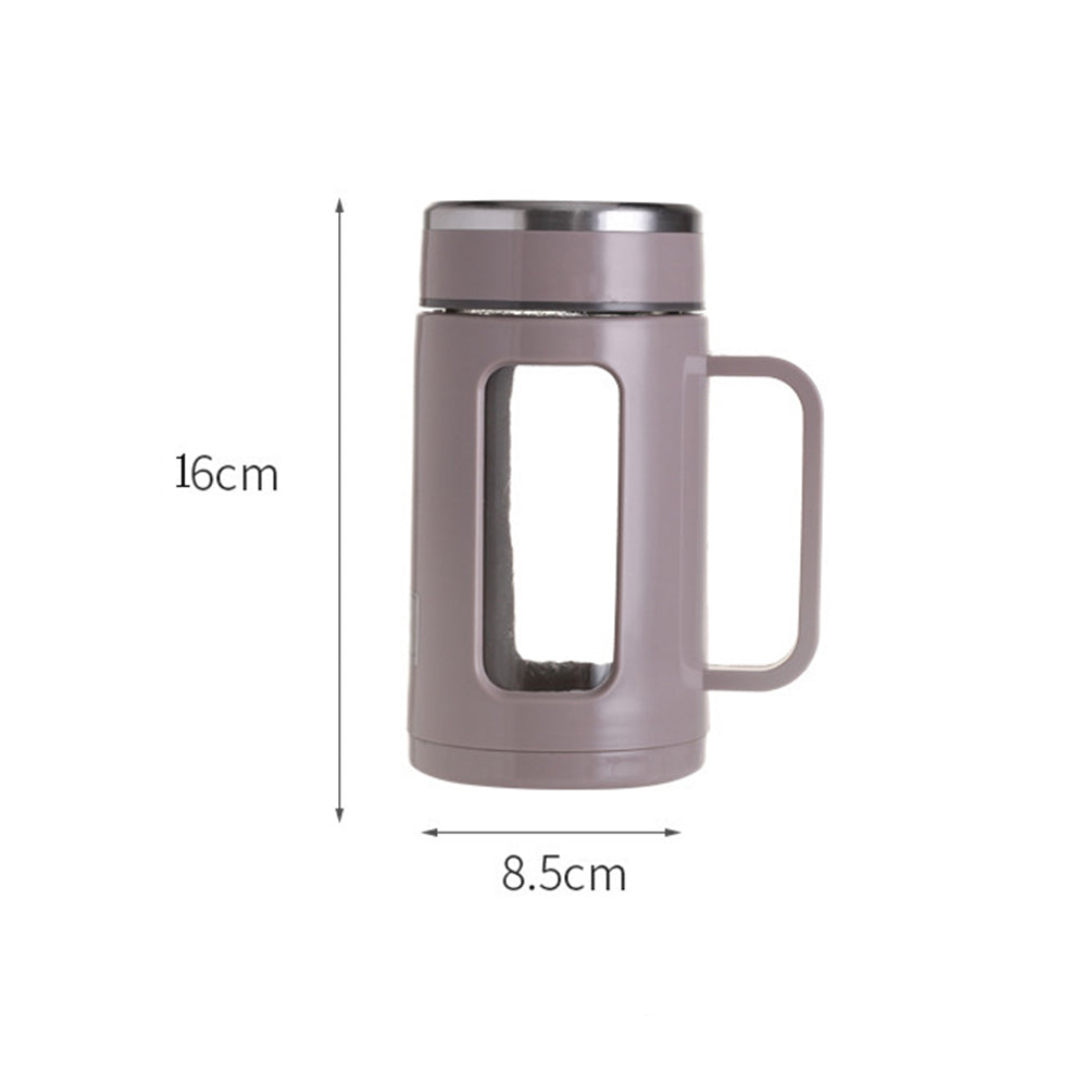 450ml Portable Durable Glass Water Bottle for Girls Baby School Travel Mug Coffee Tea Cup