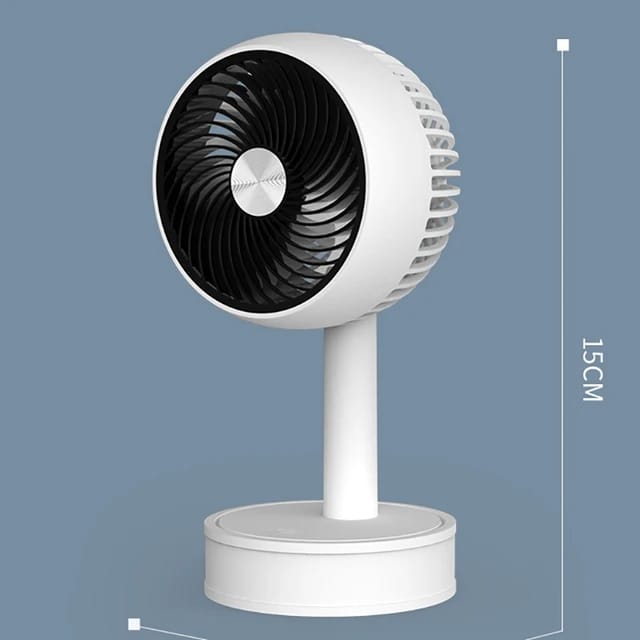 Mini Small Desk Fan Adjustable Rechargeable Fan For Office & Room