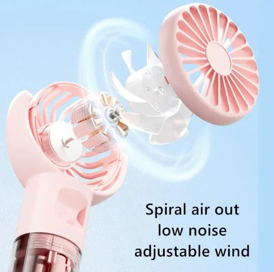Rechargeable Mini Handheld Spray Fan